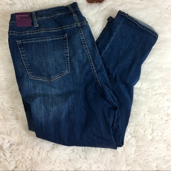 Lane Bryant Denim - Lane Bryant boyfriend Crops 22